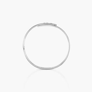 White Gold Diamond Bangle Bracelet Move Noa thumbnail
