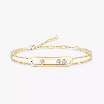 Yellow Gold Diamond Bracelet Move Classique