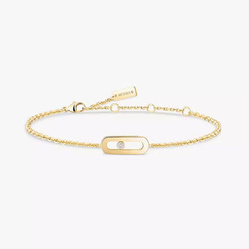 Move Uno Diamond Bracelet Yellow Gold