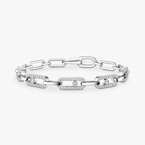 Move Uno Diamond Bracelet White Gold