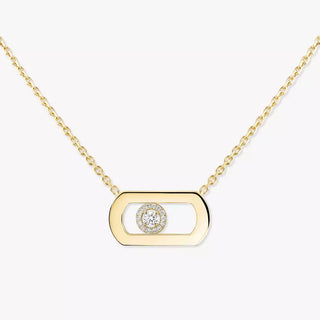 So Move Diamond Necklace Yellow Gold thumbnail
