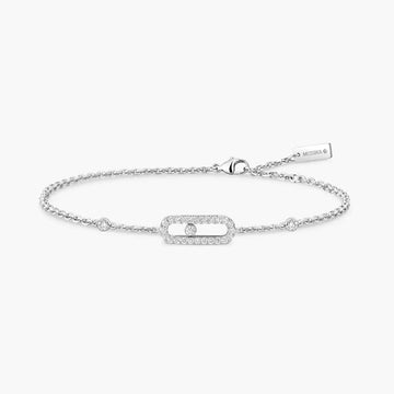 White Gold Diamond Bracelet Move Classique