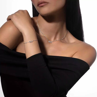 White Gold Diamond Bracelet Move Classique thumbnail
