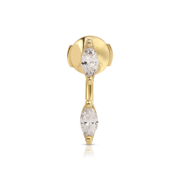 Classic Marquise Diamond Orbit Earring