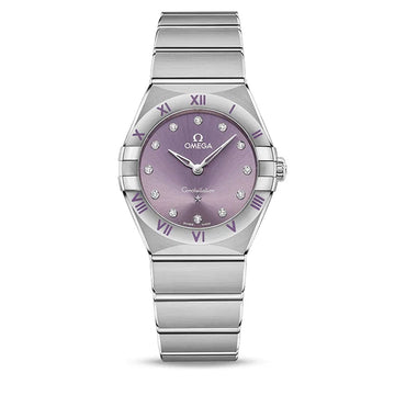 Omega Constellation Quartz 28 mm Purple Dial (131.10.28.60.60.002)