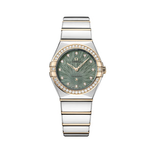 Omega Constellation 28 mm Steel & Moonshine Gold - 131.25.28.60.60.001