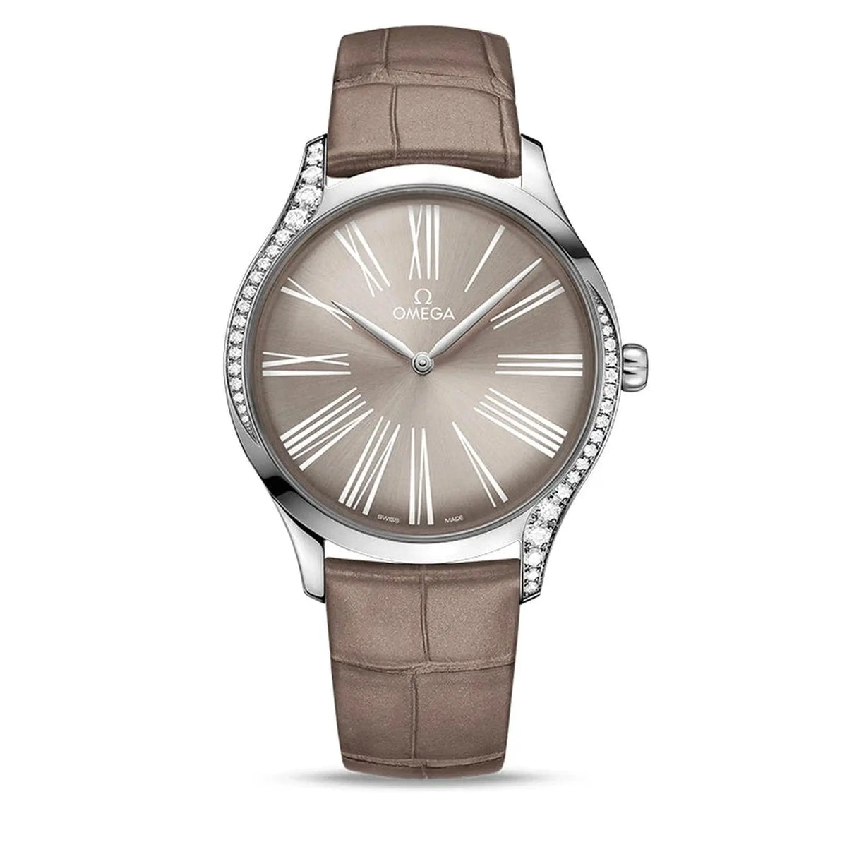 Discontinued Omega Trésor Quartz 39 mm Grey Dial 428.18.39.60.13.001 Omega