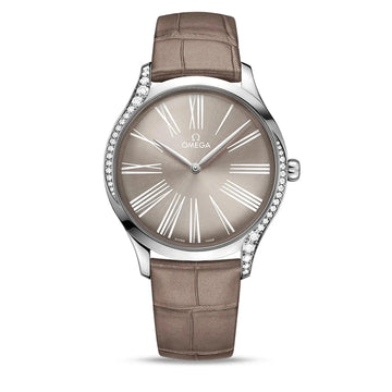 Discontinued Omega Trésor Quartz 39 mm Grey Dial 428.18.39.60.13.001 Omega