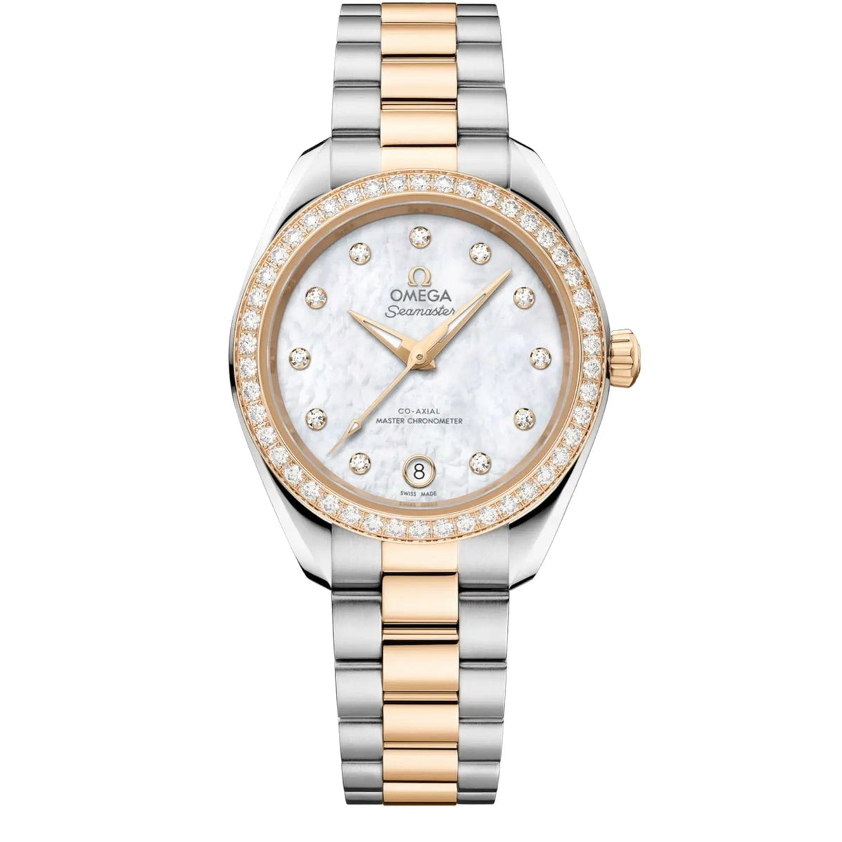 OMEGA Aqua Terra 150M Seamaster steel - Moonshine? gold Master Chronometer Certified Watch