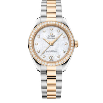 OMEGA Aqua Terra 150M Seamaster steel - Moonshine? gold Master Chronometer Certified Watch