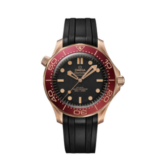 OMEGA Diver 300M Seamaster Bronze gold Master Chronometer Certified Watch thumbnail