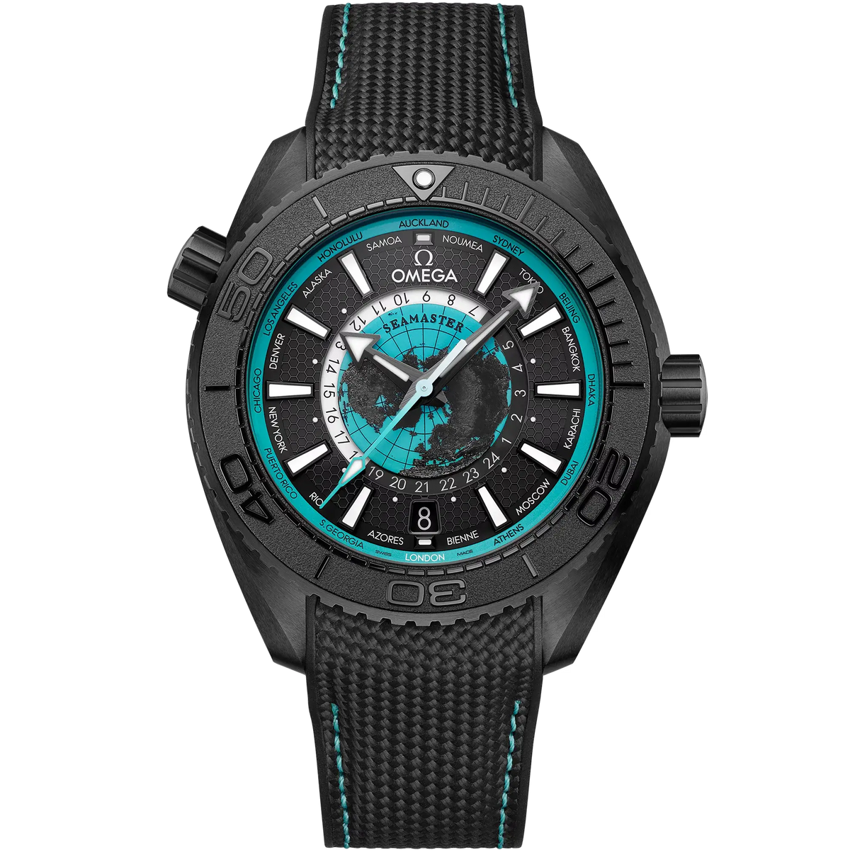 OMEGA Planet Ocean 600M Seamaster Black ceramic Master Chronometer Certified Watch Omega