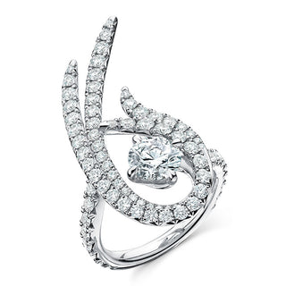 Vela Twisted Cocktail Ring thumbnail