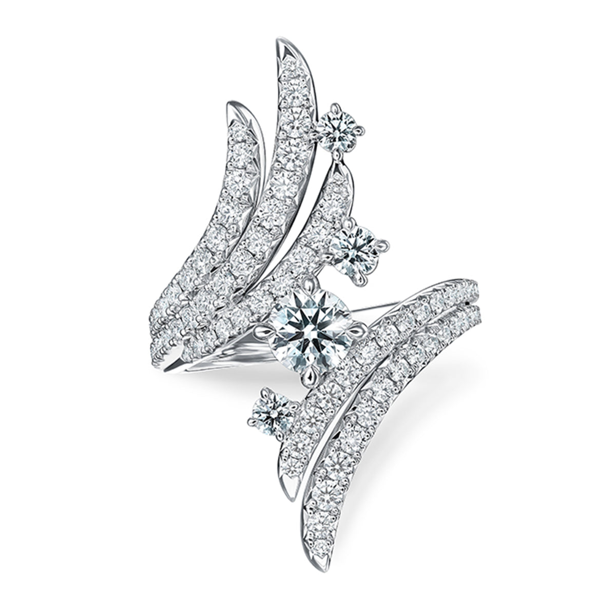 Vela Bypass Cocktail Ring