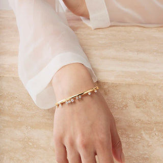 Barre Floating Diamond Bangle thumbnail