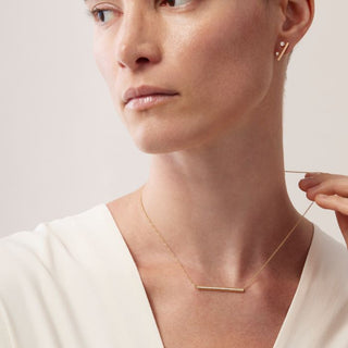 Barre Pavé Pendant Necklace thumbnail