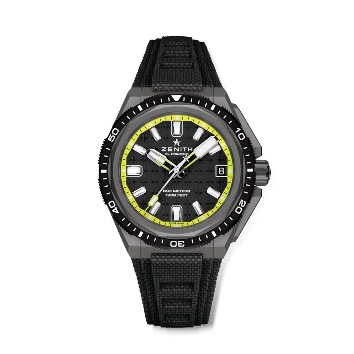 Zenith Defy Extreme Diver 42.5 mm Titanium – Black / Yellow Dial - 97.9600.3620/21.I300