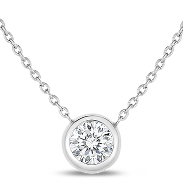 18K White Gold Necklaces