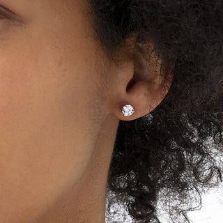 Three-Prong Stud Earrings thumbnail