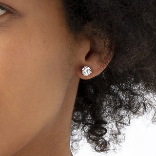 Three-Prong Stud Earrings thumbnail