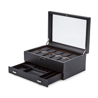 Roadster 10PC Watch Box with Drawer thumbnail