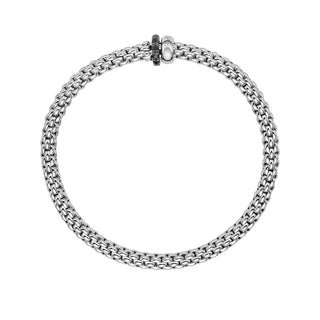 Flex'it Bracelet with a Double Rondel and Black Diamond Pave thumbnail