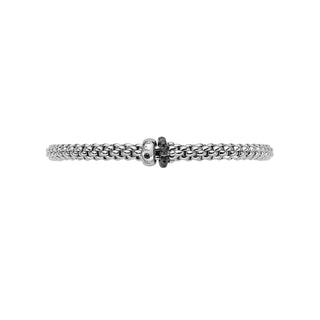 Flex'it Bracelet with a Double Rondel and Black Diamond Pave thumbnail