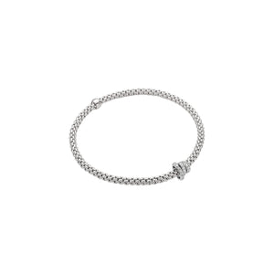 Flex'it Bracelet with 0.31ct Diamonds in WG.
