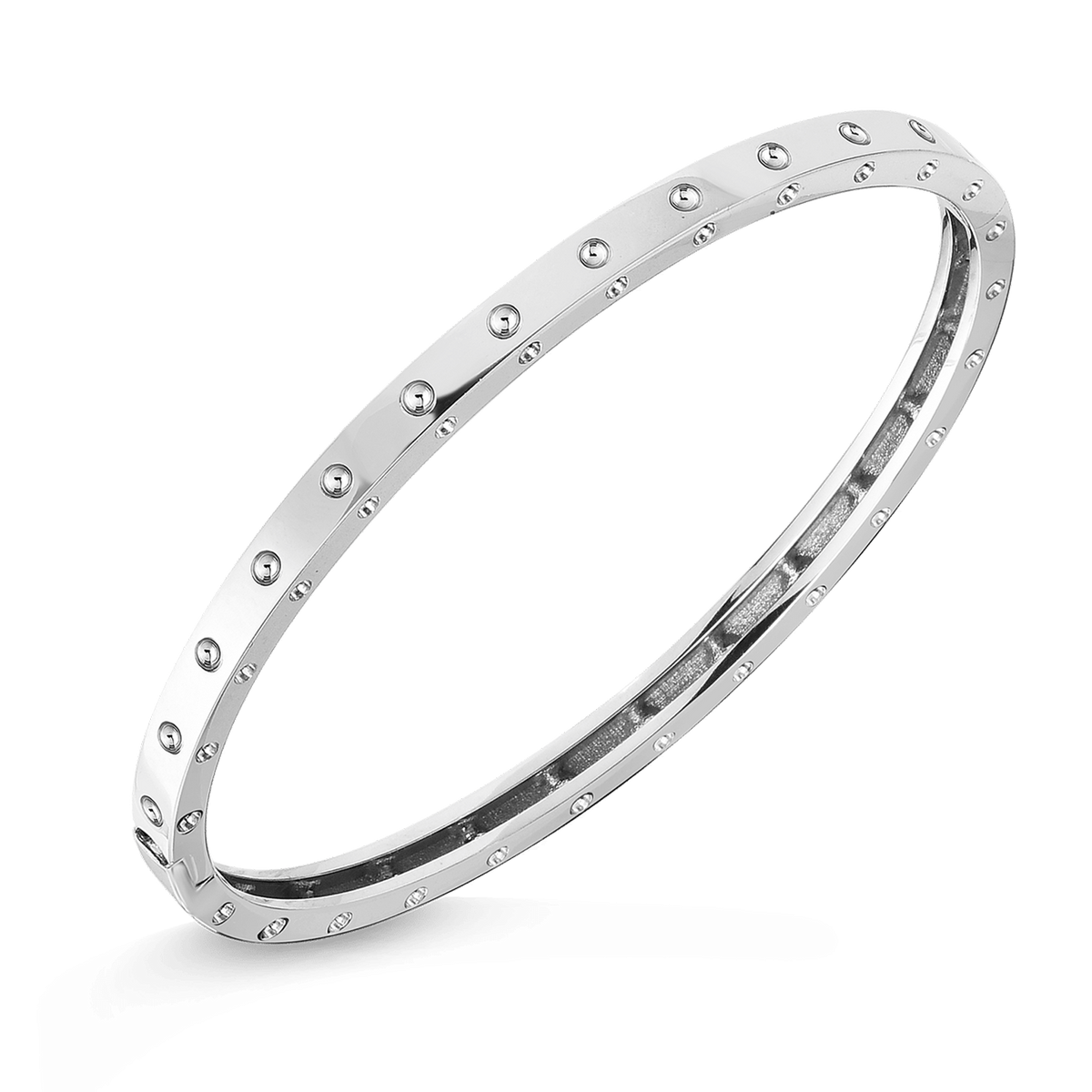 Roberto Coin 18K Gold Pois Moi Oval Bangle - 7771358AWBA0