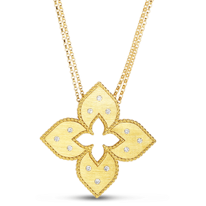 Roberto Coin 18K Yellow Gold 18K White Gold Necklaces - 7772018AJ30X