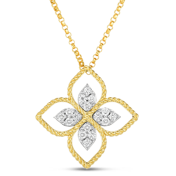 18K Yellow Gold 18K White Gold Necklaces