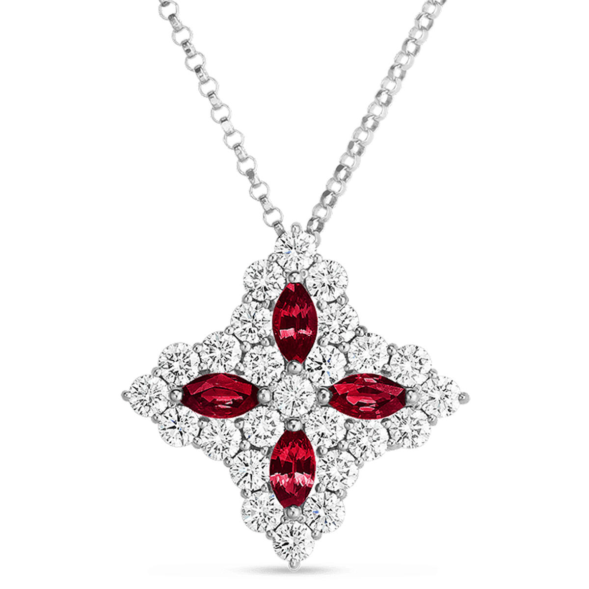 Roberto Coin 18K White Gold Pendant Necklaces - 8882467AWCHXR