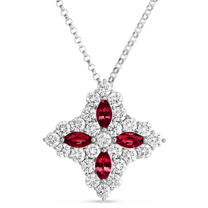 Roberto Coin 18K White Gold Pendant Necklaces - 8882467AWCHXR