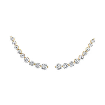 Floating Diamond Earring