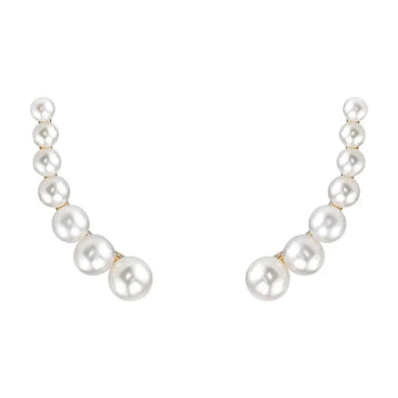 Floating Pearl Earring