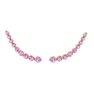 Floating Pink Sapphire Earring thumbnail