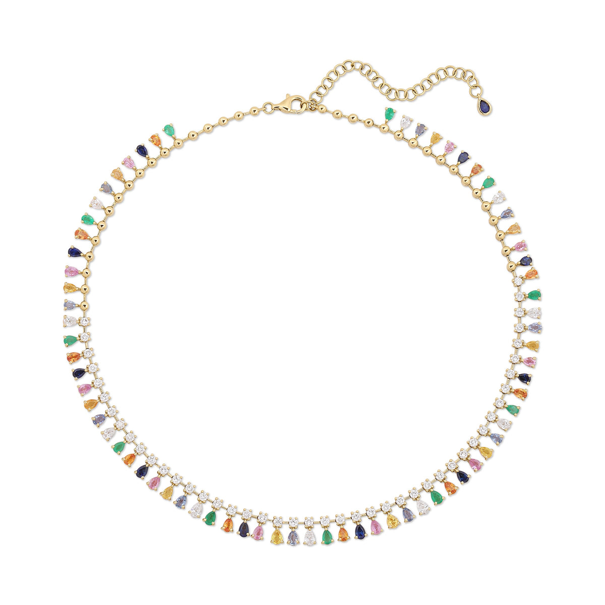 Diamond And Fine Gemstone Shaker Choker