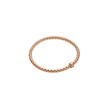 Flex'it bracelet with a black diamond  0.01ct