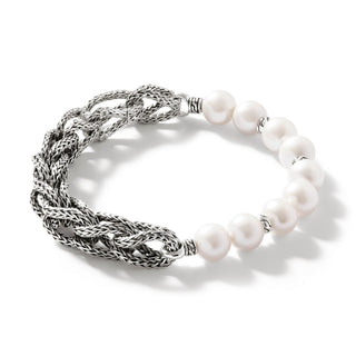 Asli Link Chain Pearl Bracelet thumbnail