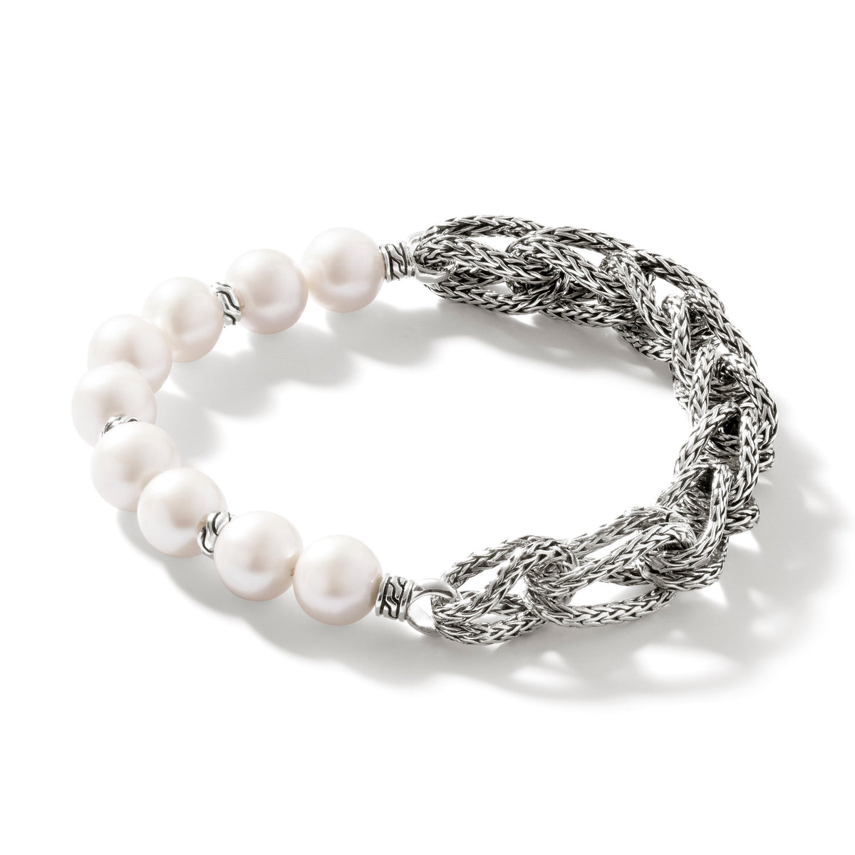 Asli Link Chain Pearl Bracelet