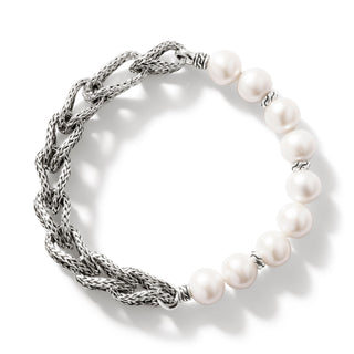 Asli Link Chain Pearl Bracelet thumbnail