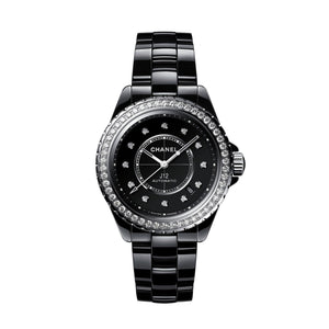 J12 DIAMOND BEZEL WATCH CALIBER 12.1, 38 MM