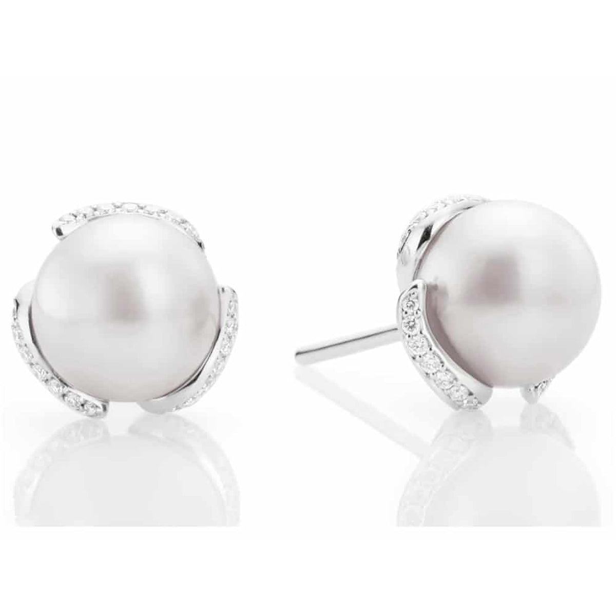Akoya Cultured Pearl Classic Stud Earrings Mikimoto