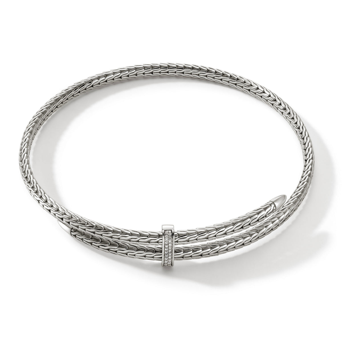 Spear Pavé Coil Choker