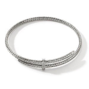Spear Pavé Coil Choker