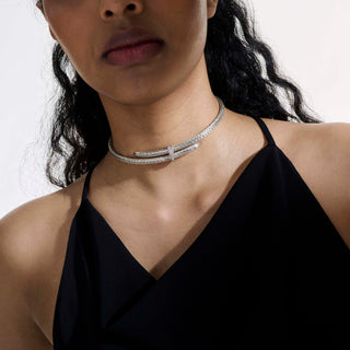 Spear Pavé Coil Choker thumbnail