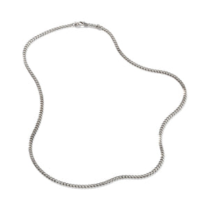 Curb Chain Necklace, Sterling Silver, 3.9MM