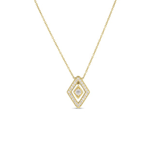 18K Yellow Gold Diamante Small Diamond Necklace thumbnail