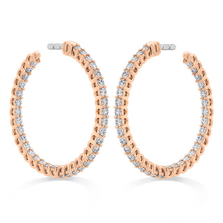 Signature Round Inside Out Hoop - Small thumbnail