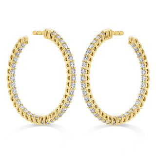 Signature Round Inside Out Hoop - Small thumbnail
